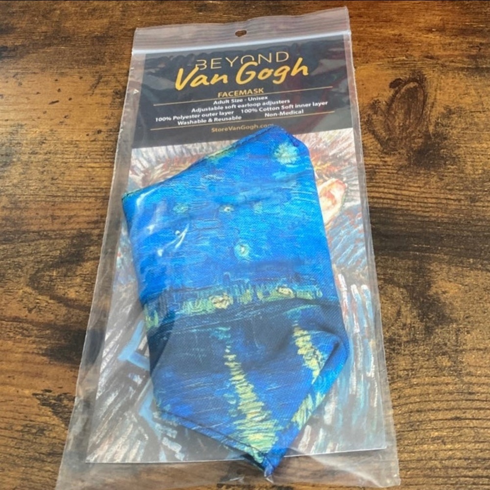 Van Gogh Face Mask